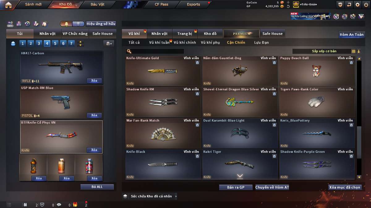 shop acc cf uy tin gia re